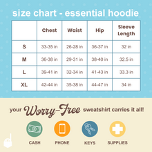 Load image into Gallery viewer, Worry Free unisex hoodie with a hidden zip pocket