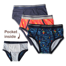 Load image into Gallery viewer, Boys Undies (3 Pack) Space