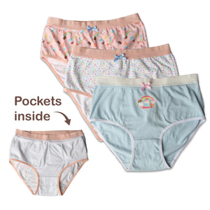 Girls Undies (3 Pack) Cute Candy