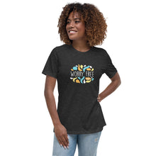 Load image into Gallery viewer, Women&#39;s relaxed t-shirt &quot;Worry Free&quot;